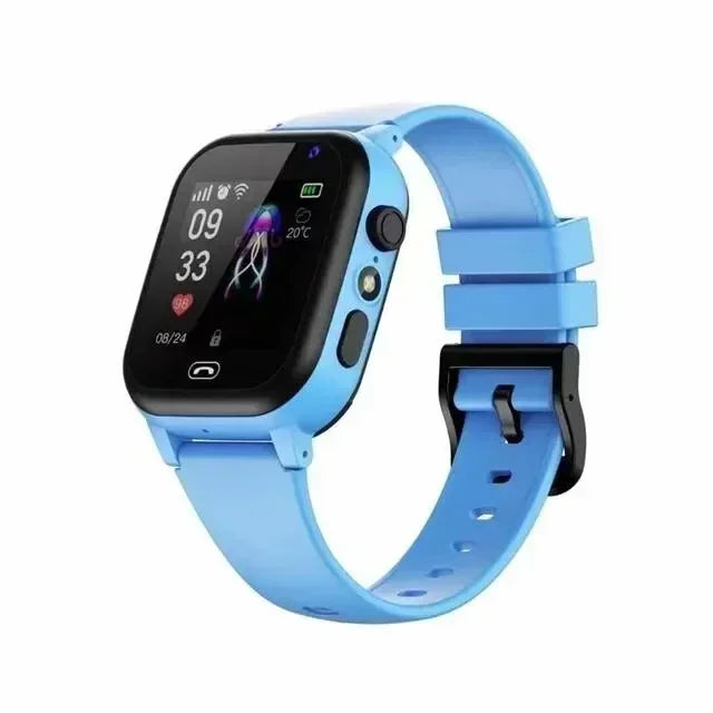 Montre connectée pour enfants avec fonction SOS, GPS, appel vidéo et carte SIM. Étanche, avec caméra, pour garçons et filles