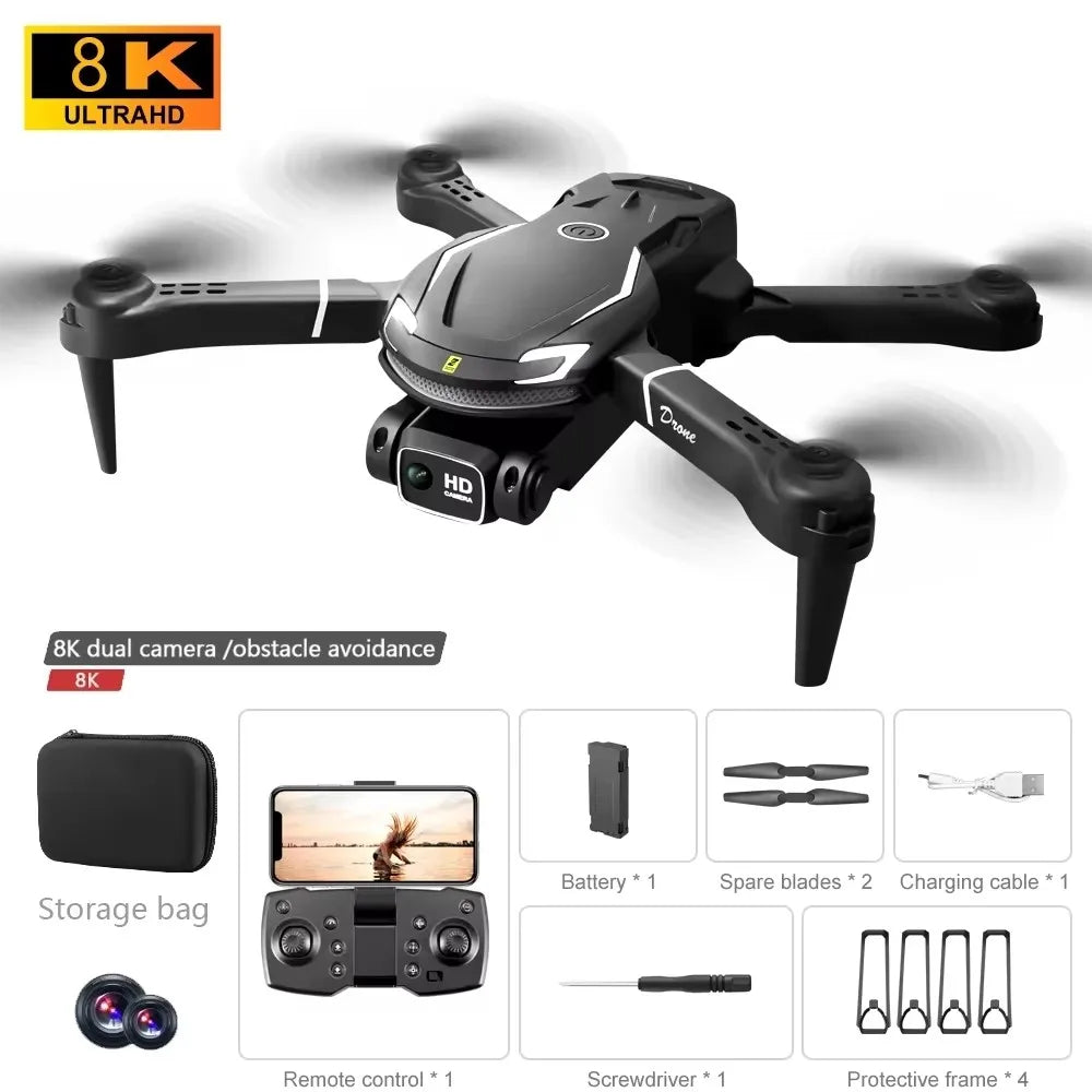 Drone V88 pour Xiaomi Mijia Professional 8K HD ESC Caméra à flux optique OA Drones aériens Wifi RC UAV Jouet amélioré Cadeau 2025 Nouveau