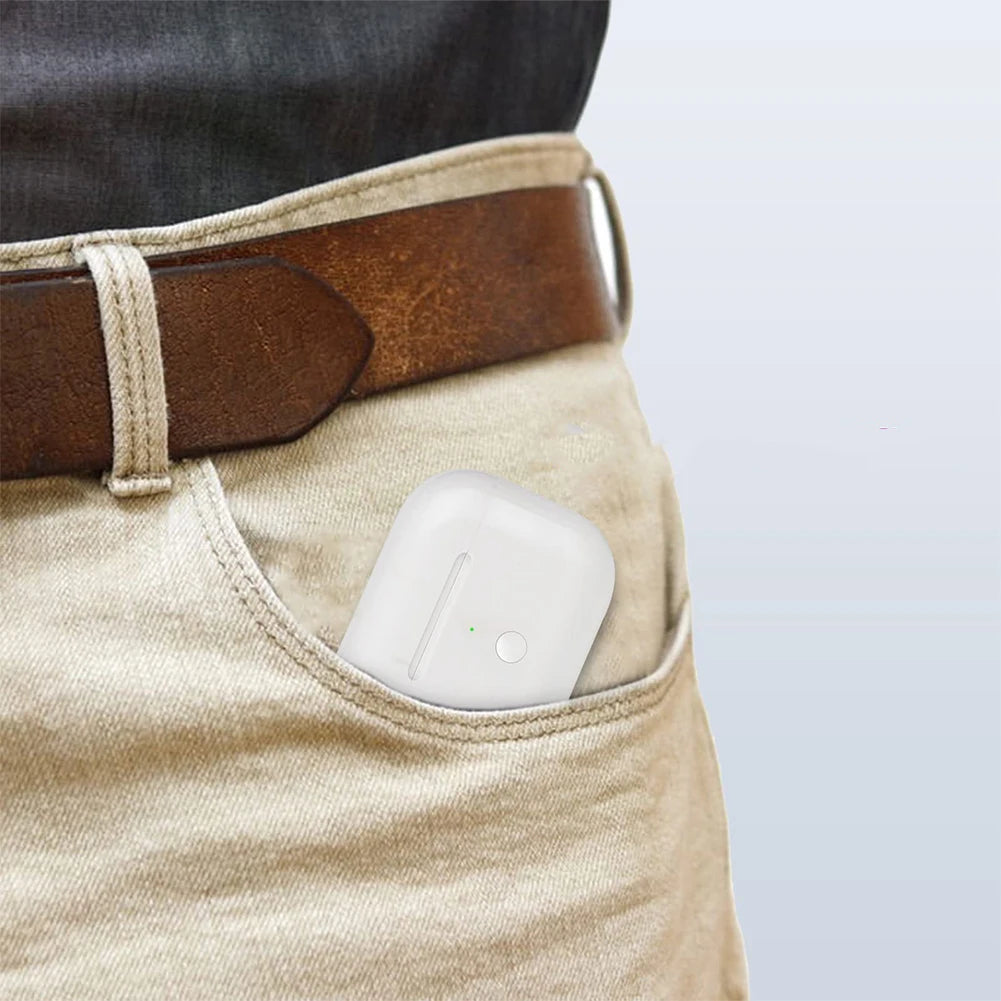 Boîtier de charge de remplacement avec bouton de synchronisation et jumelage Bluetooth pour AirPods Pro 2e génération (2022) et 1re génération (2019)