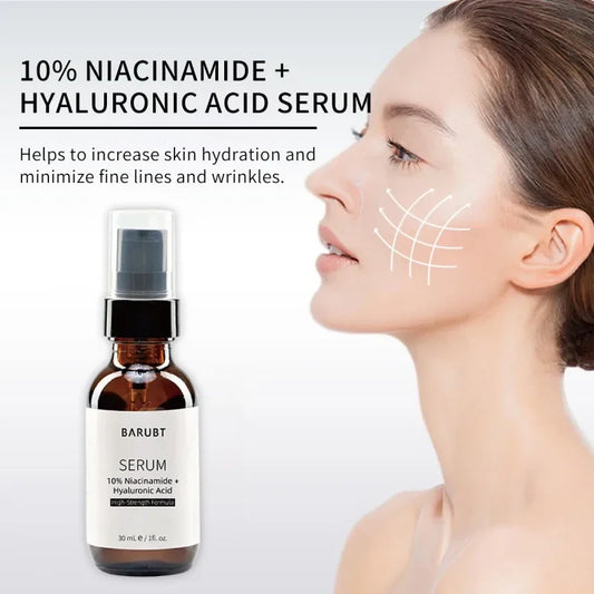 Spray Essence Pré-Maquillage Barubt 10 % Niacinamide Acide Hyaluronique Hydratant Éclat Soin Coréen