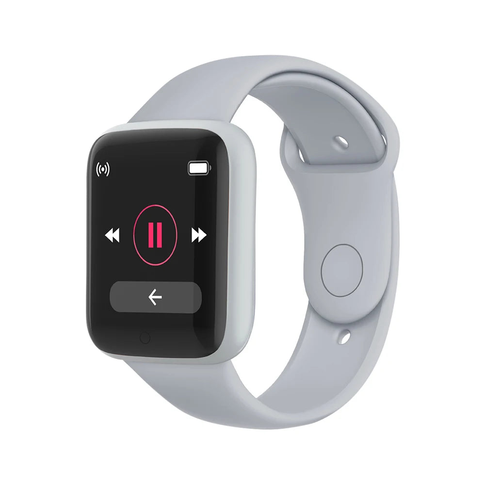 Montre connectée Bluetooth pour femmes et hommes, contrôle du téléphone, musique, bracelet de sport et de fitness, suivi de santé, modèle Y68